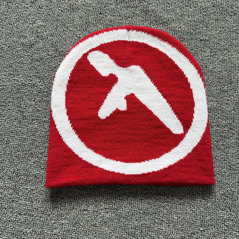 Circle Cross Knit Beanie