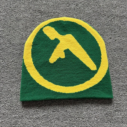Circle Cross Knit Beanie