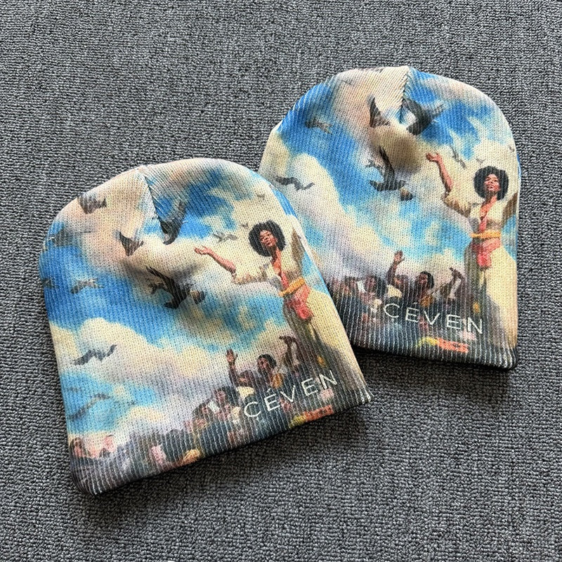 Heaven Art Knit Beanie