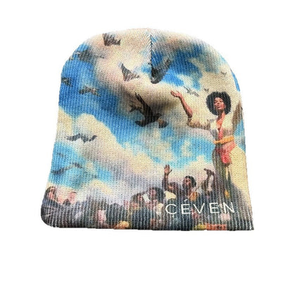 Heaven Art Knit Beanie