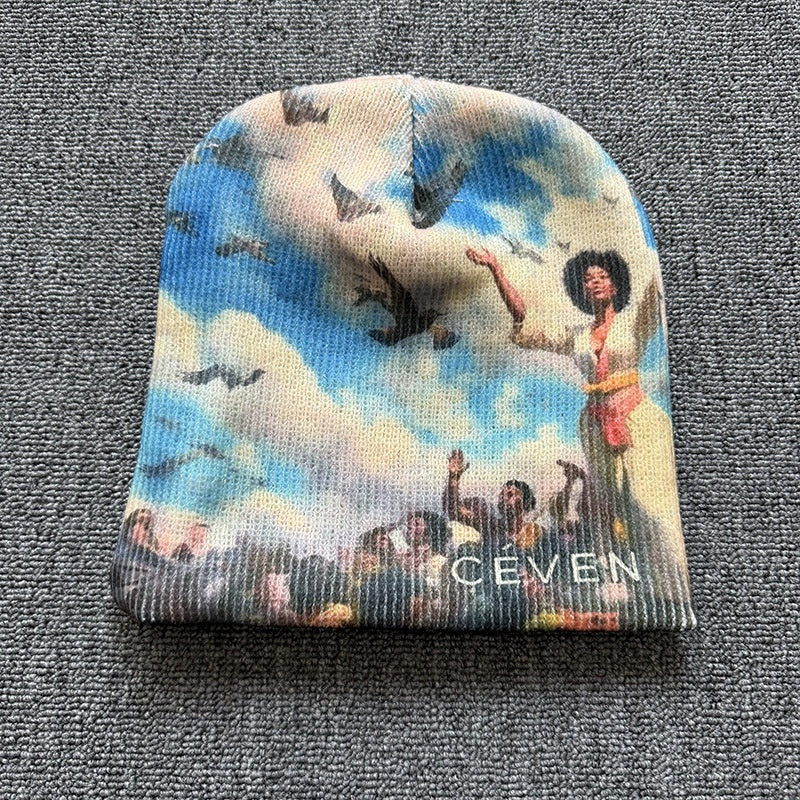 Heaven Art Knit Beanie