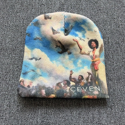 Heaven Art Knit Beanie