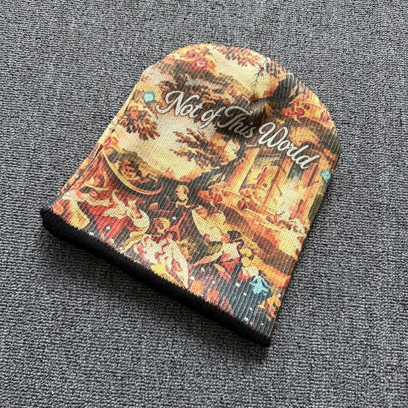 Save The World Art Knit Beanie