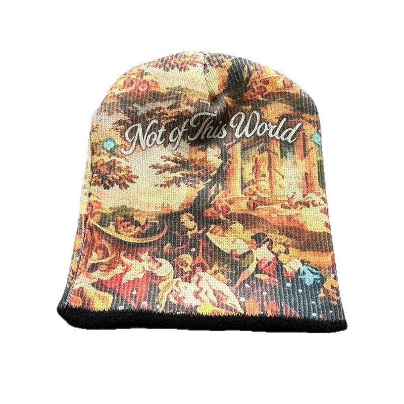 Save The World Art Knit Beanie