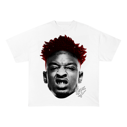 21SAVAGE HEAVY WEIGHT COTTON TEE-8022
