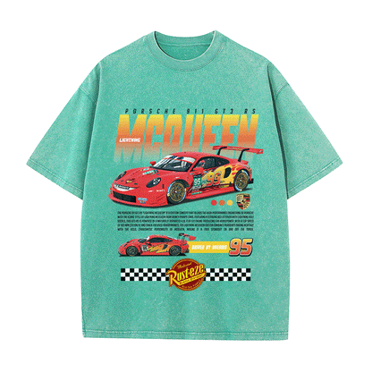 911 MCQUEEN HEAVY WEIGHT COTTON TEE-8838