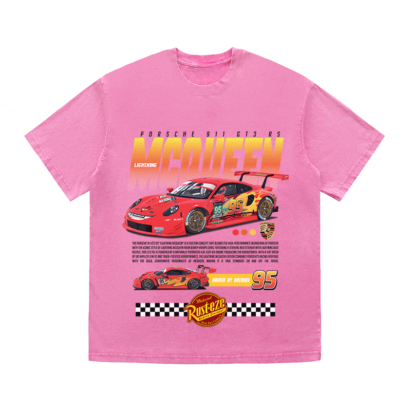 911 MCQUEEN HEAVY WEIGHT COTTON TEE-8838