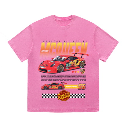 911 MCQUEEN HEAVY WEIGHT COTTON TEE-8838
