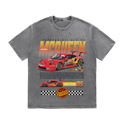 911 MCQUEEN HEAVY WEIGHT COTTON TEE-8838