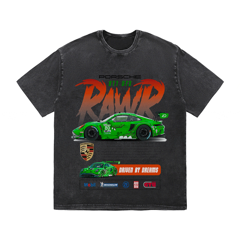 911 RAWR 2 HEAVY WEIGHT COTTON TEE-8839