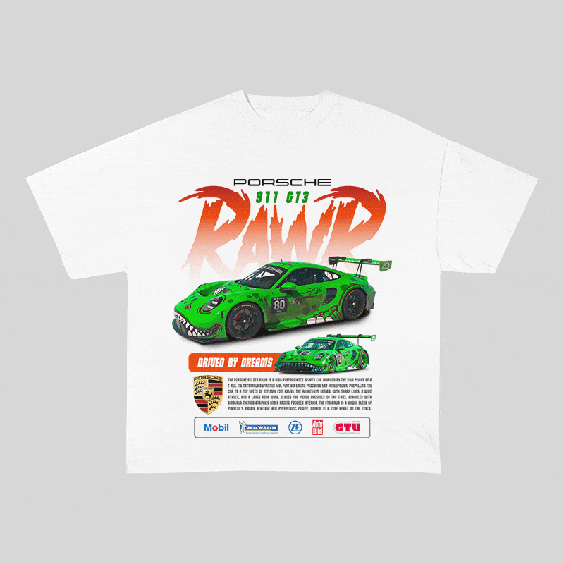 911 RAWR 3 HEAVY WEIGHT COTTON TEE-8840