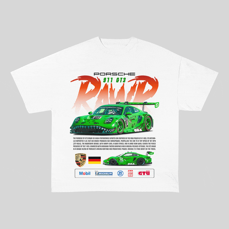 911 RAWR HEAVY WEIGHT COTTON TEE-8841
