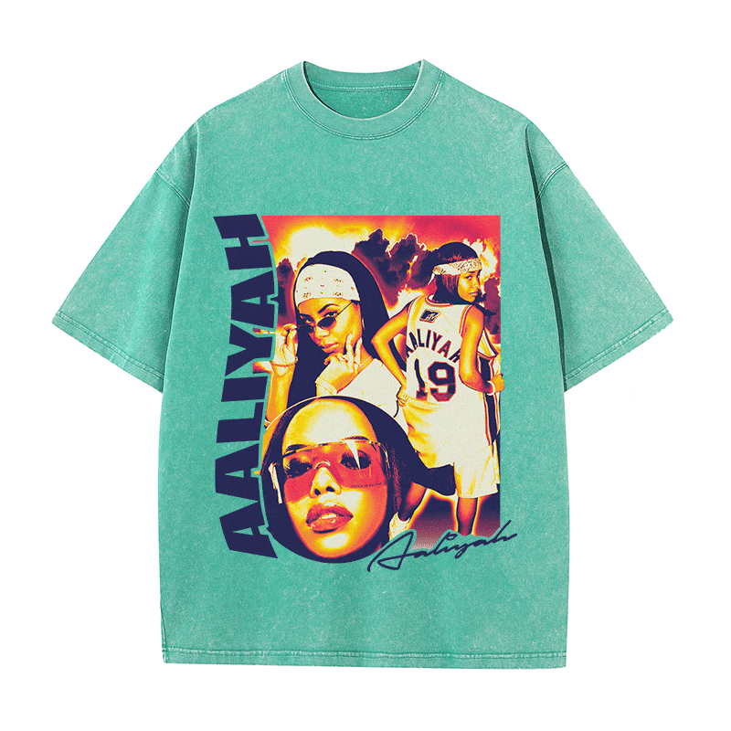 AALIYAH HEAVY WEIGHT COTTON TEE-9029