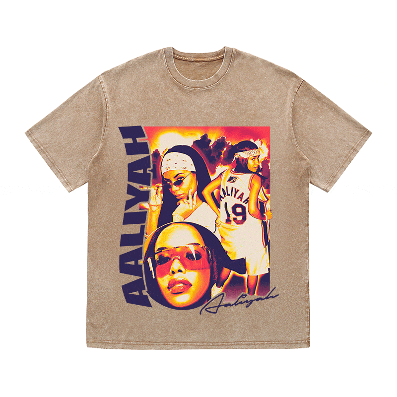 AALIYAH HEAVY WEIGHT COTTON TEE-9029