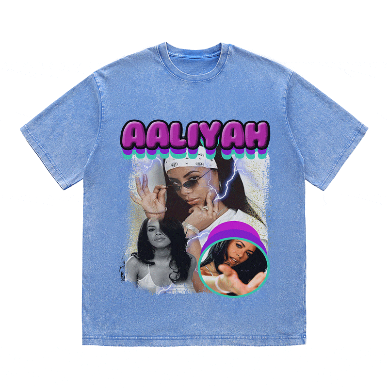 AALIYAH HEAVY WEIGHT COTTON TEE-9113