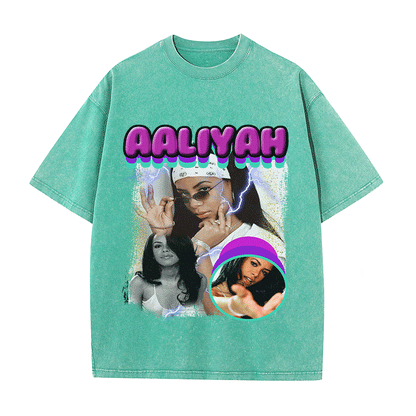AALIYAH HEAVY WEIGHT COTTON TEE-9113