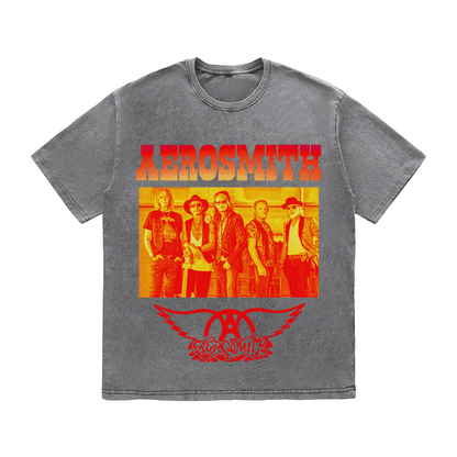 AEROSMITH HEAVY WEIGHT COTTON TEE-9115