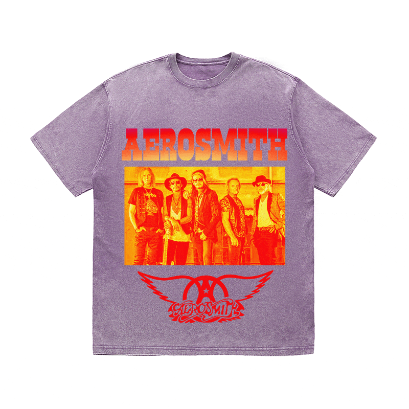AEROSMITH HEAVY WEIGHT COTTON TEE-9115