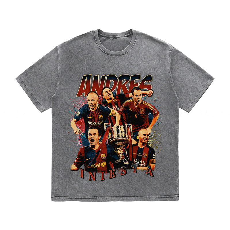 ANDRES INIESTA HEAVY WEIGHT COTTON TEE-9145
