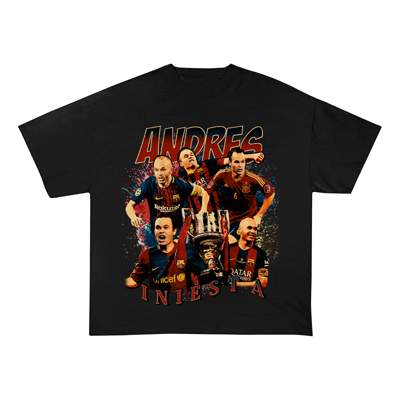 ANDRES INIESTA HEAVY WEIGHT COTTON TEE-9145