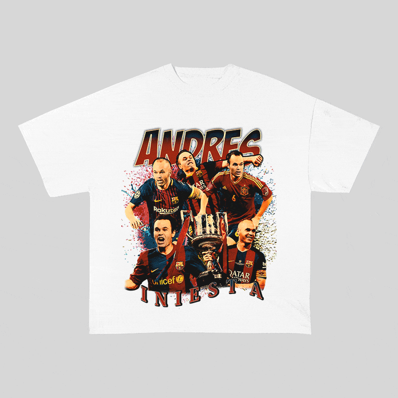 ANDRES INIESTA HEAVY WEIGHT COTTON TEE-9145