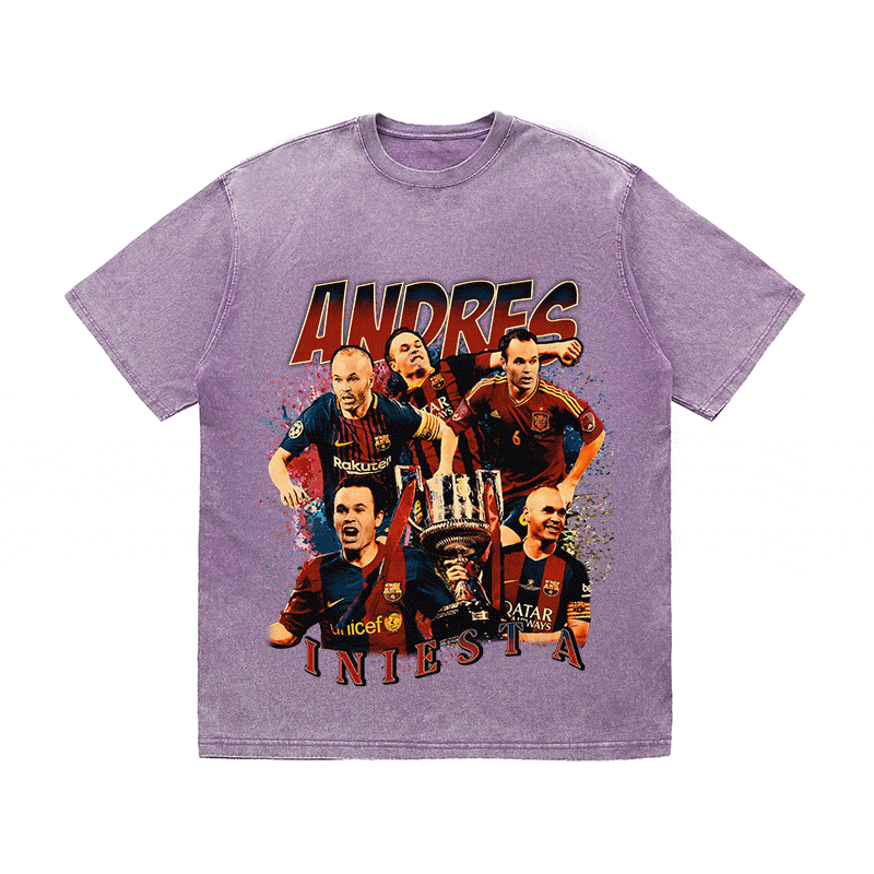ANDRES INIESTA HEAVY WEIGHT COTTON TEE-9145