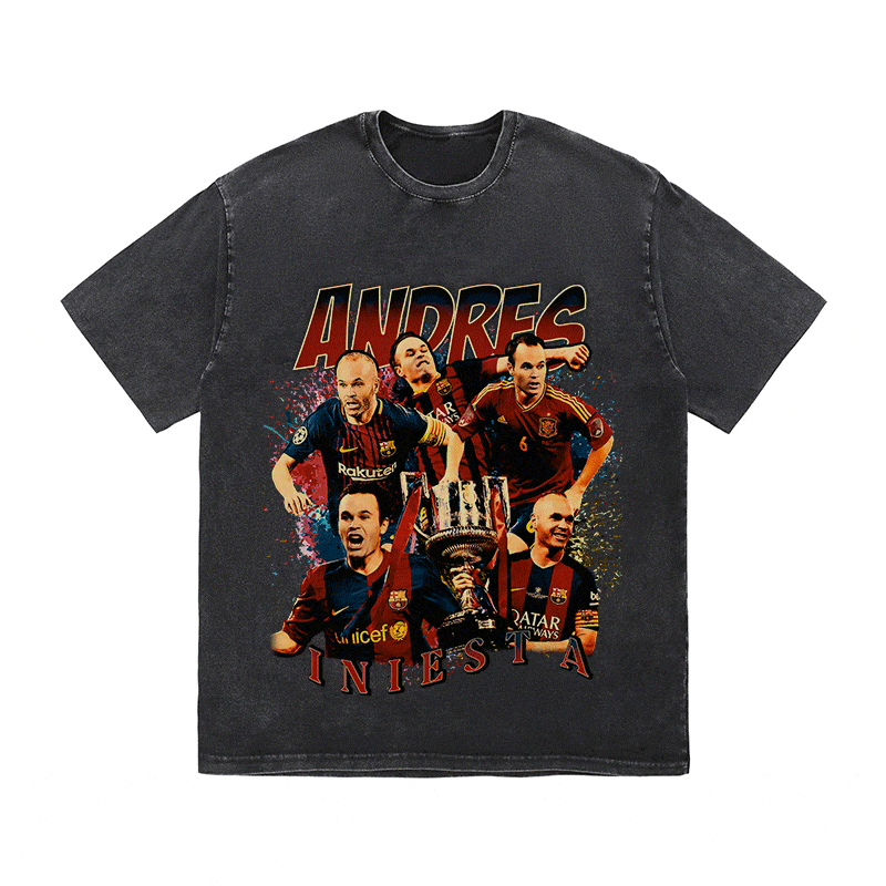 ANDRES INIESTA HEAVY WEIGHT COTTON TEE-9145