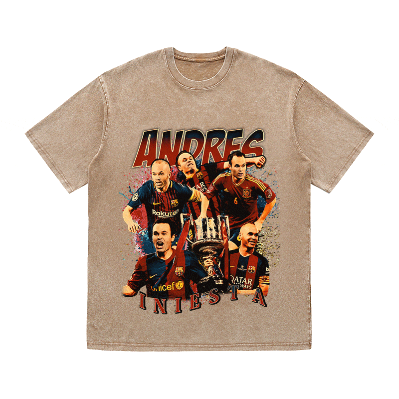 ANDRES INIESTA HEAVY WEIGHT COTTON TEE-9145