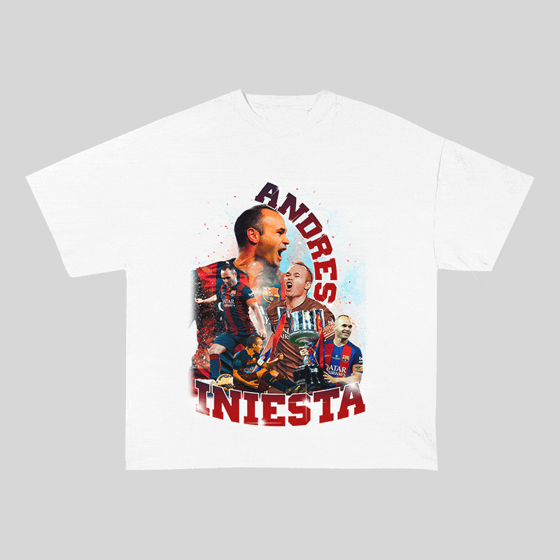 ANDRES INIESTA HEAVY WEIGHT COTTON TEE-9146