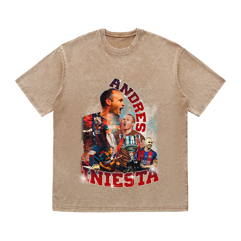ANDRES INIESTA HEAVY WEIGHT COTTON TEE-9146