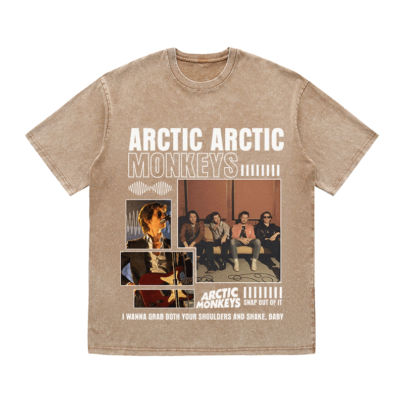 ARCTIC MONKEYS HEAVY WEIGHT COTTON TEE-8987