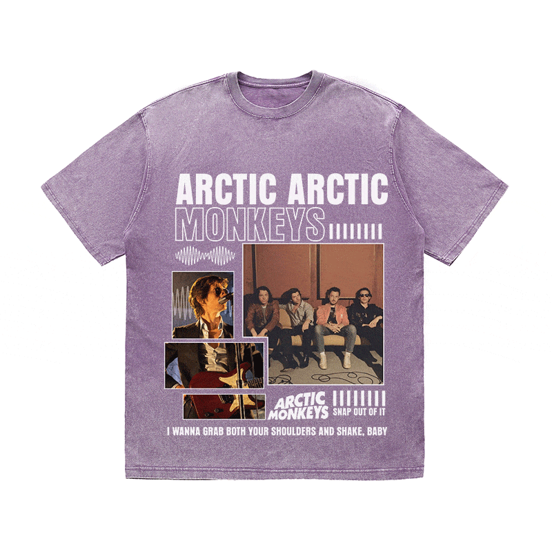 ARCTIC MONKEYS HEAVY WEIGHT COTTON TEE-8987