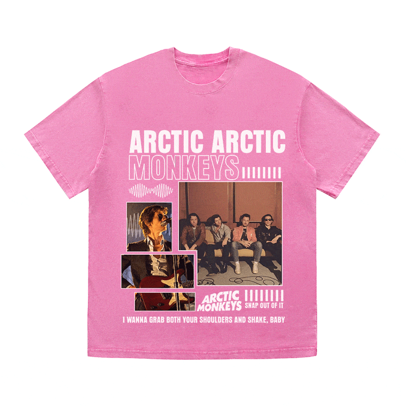 ARCTIC MONKEYS HEAVY WEIGHT COTTON TEE-8987
