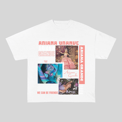 ARIANA GRANDE HEAVY WEIGHT COTTON TEE-8988