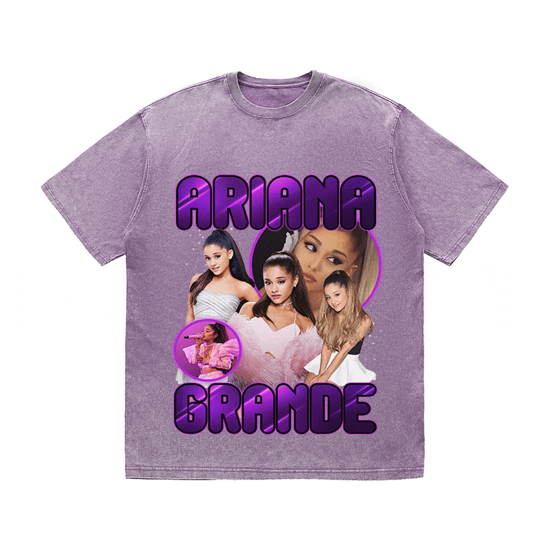 ARIANA GRANDE HEAVY WEIGHT COTTON TEE-9116
