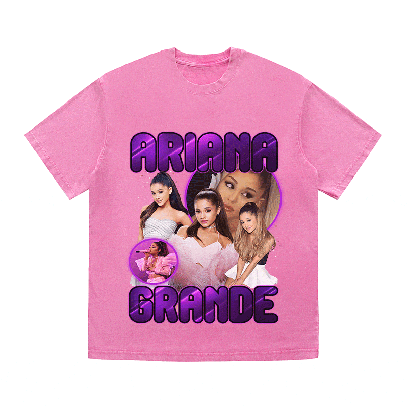 ARIANA GRANDE HEAVY WEIGHT COTTON TEE-9116