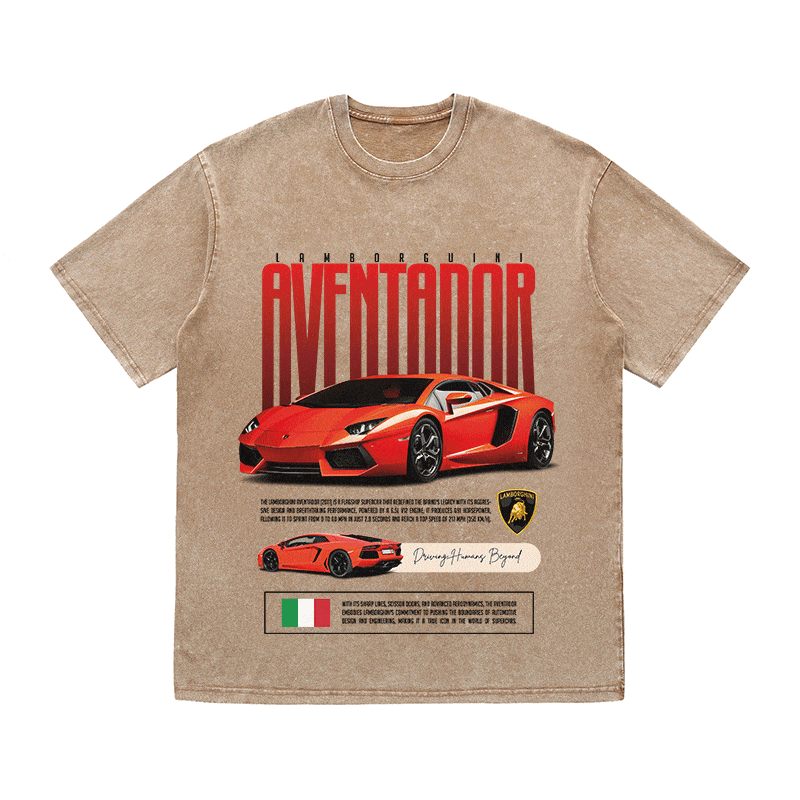 AVENTADOR HEAVY WEIGHT COTTON TEE-8831