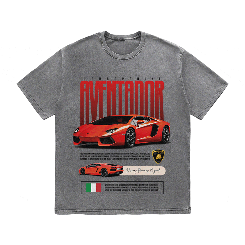AVENTADOR HEAVY WEIGHT COTTON TEE-8831
