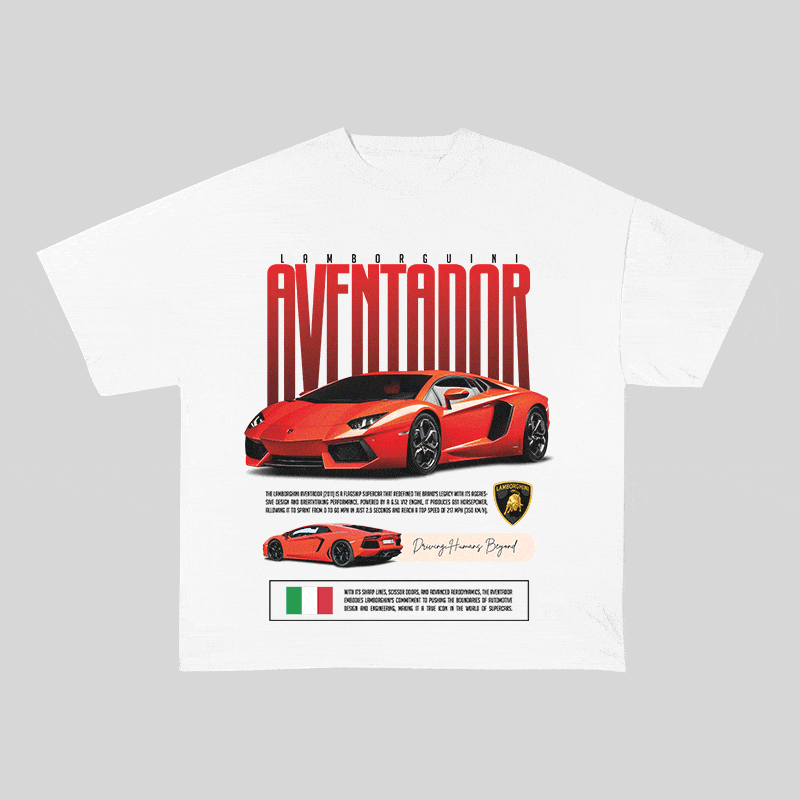 AVENTADOR HEAVY WEIGHT COTTON TEE-8831
