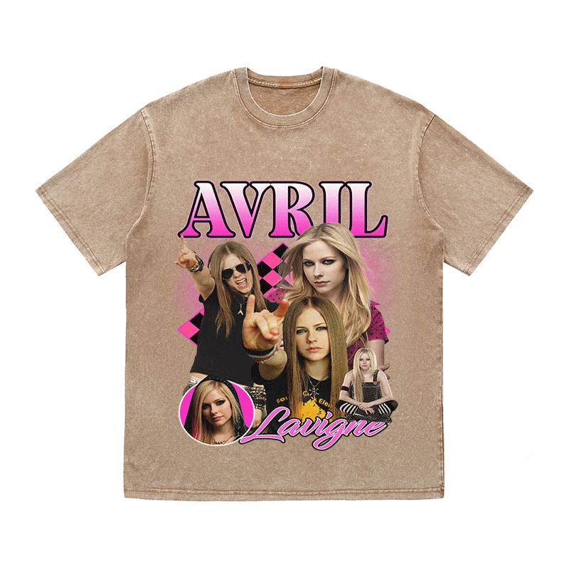 AVRIL LAVIGNE HEAVY WEIGHT COTTON TEE-9117