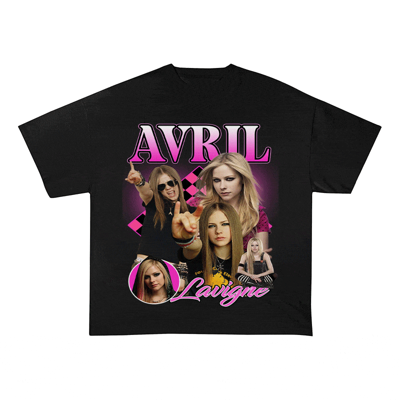 AVRIL LAVIGNE HEAVY WEIGHT COTTON TEE-9117