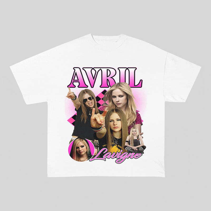 AVRIL LAVIGNE HEAVY WEIGHT COTTON TEE-9117