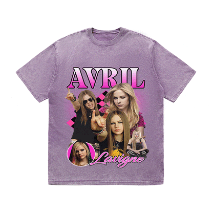 AVRIL LAVIGNE HEAVY WEIGHT COTTON TEE-9117