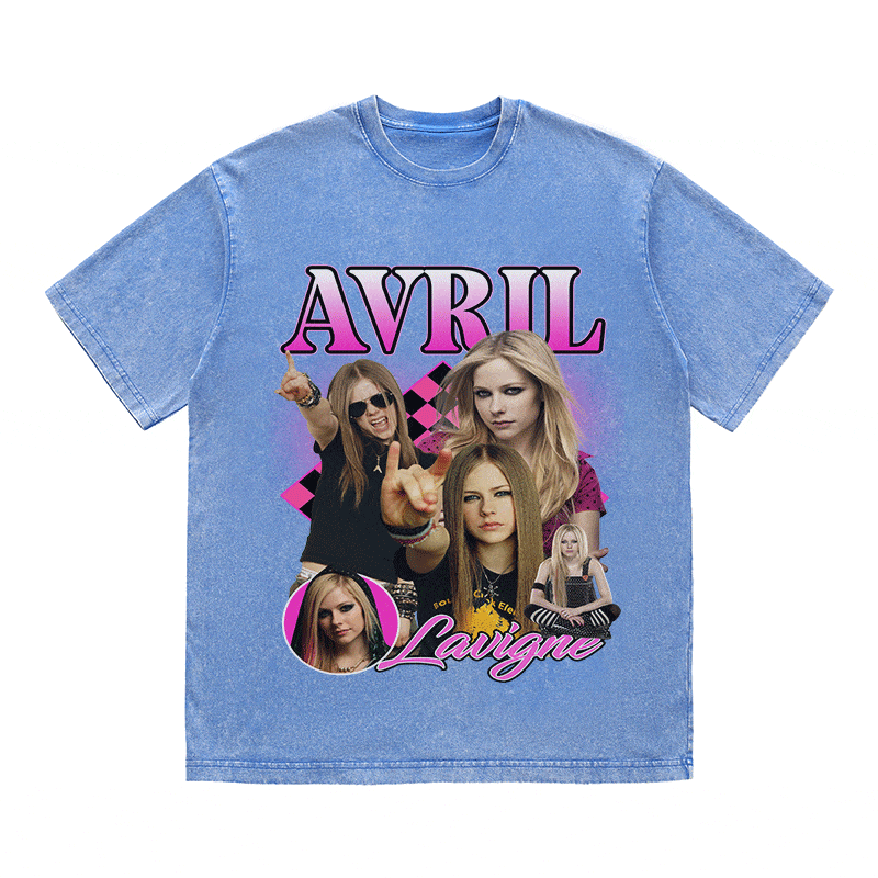 AVRIL LAVIGNE HEAVY WEIGHT COTTON TEE-9117