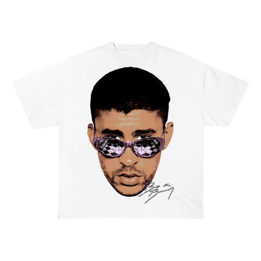 BADBUNNY HEAVY WEIGHT COTTON TEE-8016