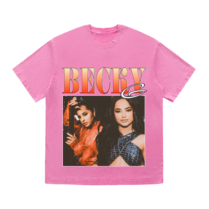 RDMCLOTHINGART tapestry hoodie BECKY G HEAVY WEIGHT COTTON TEE-8852