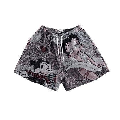 BETTY BOOP CHERRIES TAPESTRY SHORTS