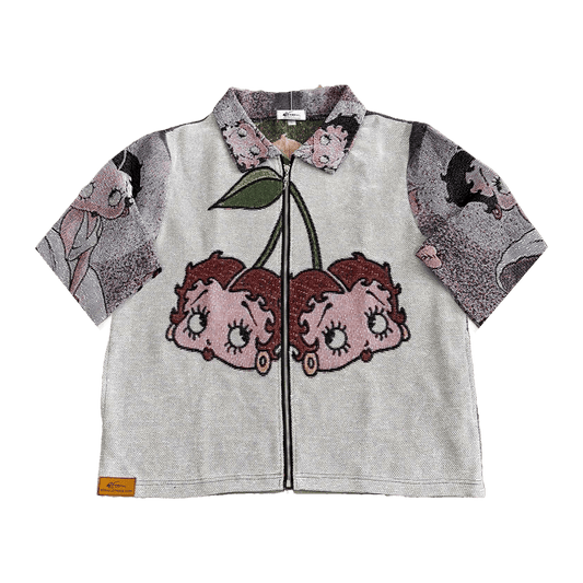 BETTY BOOP CHERRIES TAPESTRY TEE