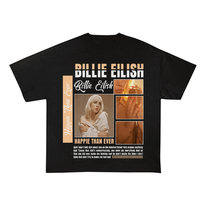 BILLIE EILISH HEAVY WEIGHT COTTON TEE-8990