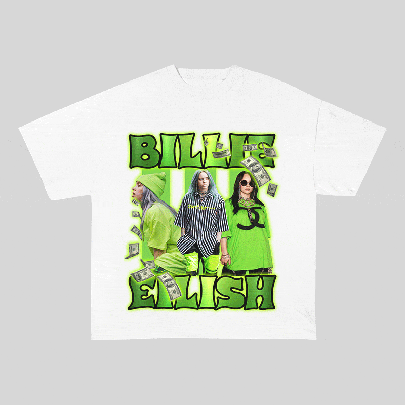 BILLIE EILISH HEAVY WEIGHT COTTON TEE-9120